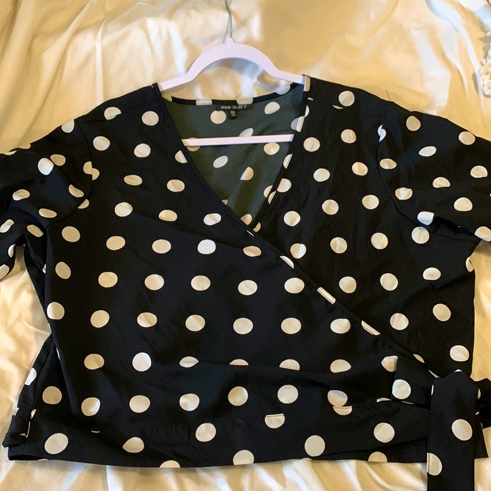 Polka dots dress shirt